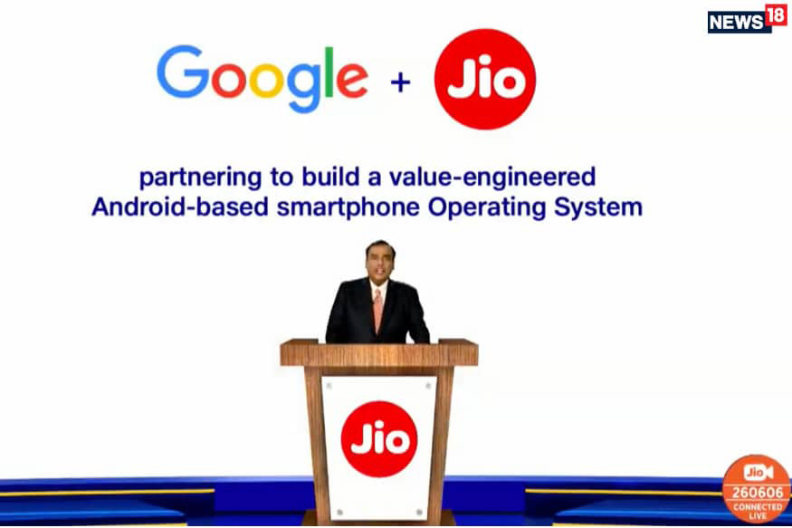 Jio to Partnered With Google to Create ‘Affordable 5G Smartphones’