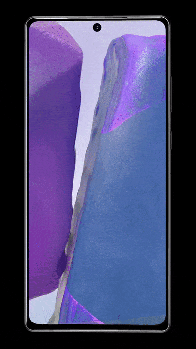 Samsung Galaxy Note 20 360-Degree Render